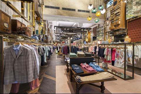 Inside Ted Baker's Glasgow store